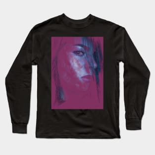 Painting woman Long Sleeve T-Shirt